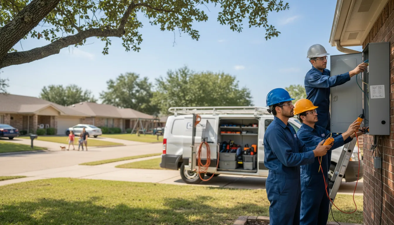 Certified electrician providing emergency electrical services in Lovejoy, IL